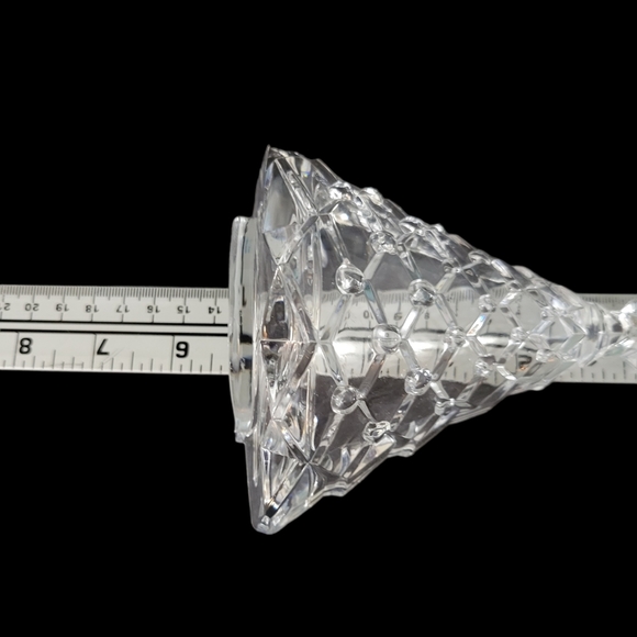 Vintage Cristal D'Arques Christmas Tree Tealight Candle Holder - Picture 7 of 8